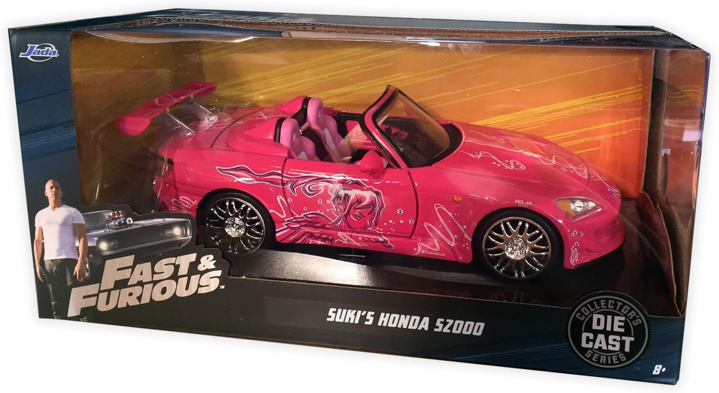 Jada Toys Fast and Furious 2001 Suki'S S2000 Honda 1:24 Scale Hollywood Ride Diecast Vehicle