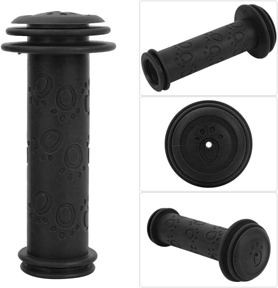 Handlebar Grips, Universal Protective Stable Kids Bike Handle Bar Grips for Mountain Bike for Children for Road Bike(Black) image number 4