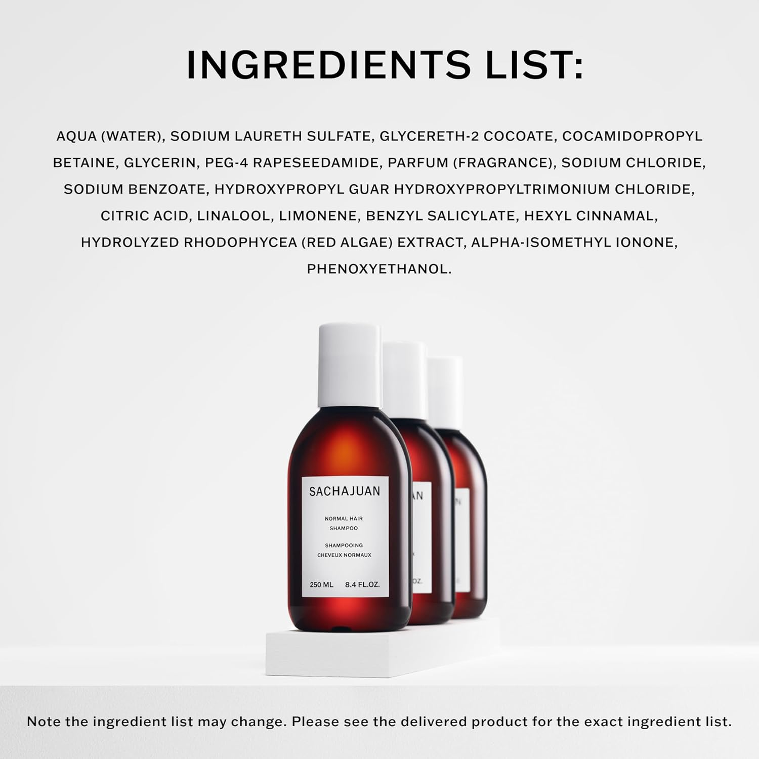 Sachajuan Normal Hair Shampoo, 250Ml image number 3