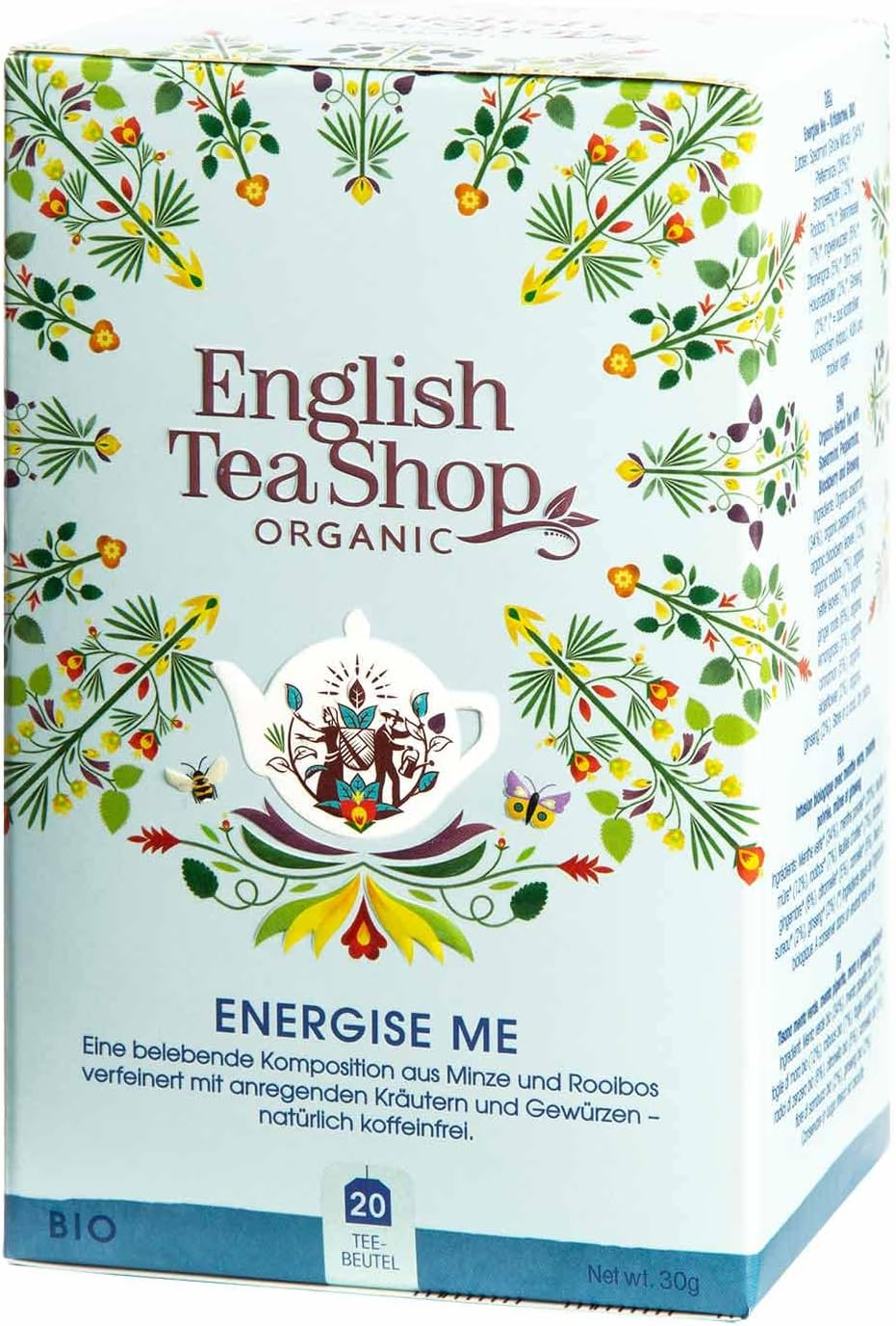 English Tea Shop Organic Wellness Energize Me, 20 Teabags image number 5