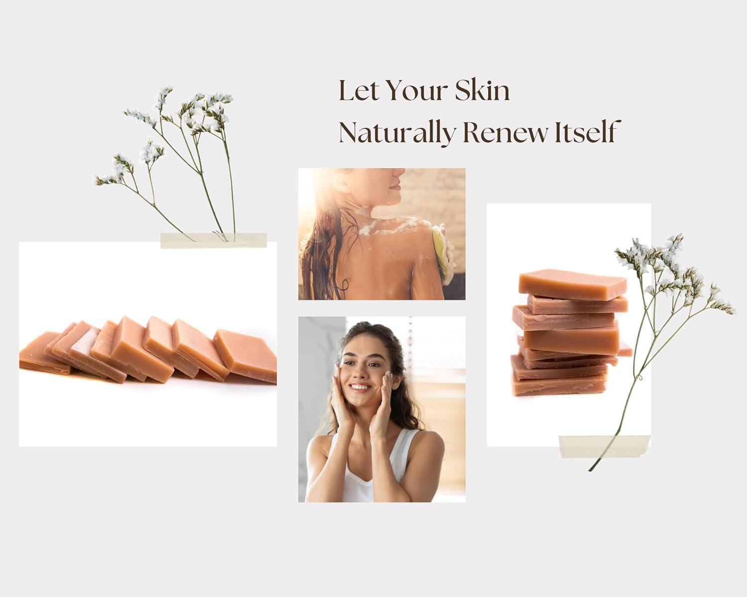 Turmeric Soap, 1 Pound Bag of Fugly Soap, a Mixture of Banged up Bars, Soap Ends & Soap Chunks. & Organic Soap. (Turmeric) image number 5