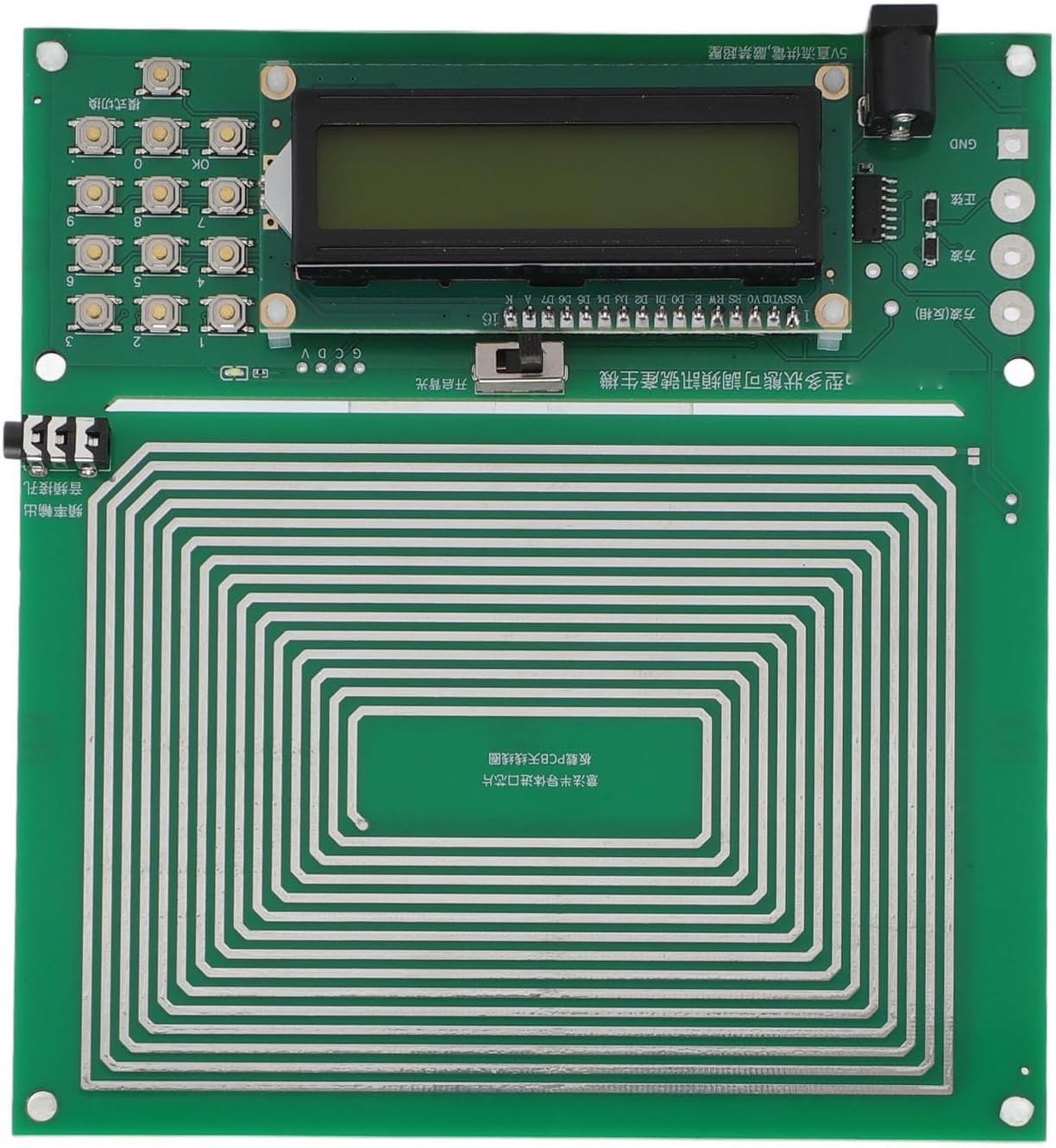 Generator, 0.01‑100000Hz Adjustable Frequency 7.83Hz Pure Sine USB Rechargeable Ultra Low Frequency Pulse Generator, Multiple Waveforms, PCB Board image number 4