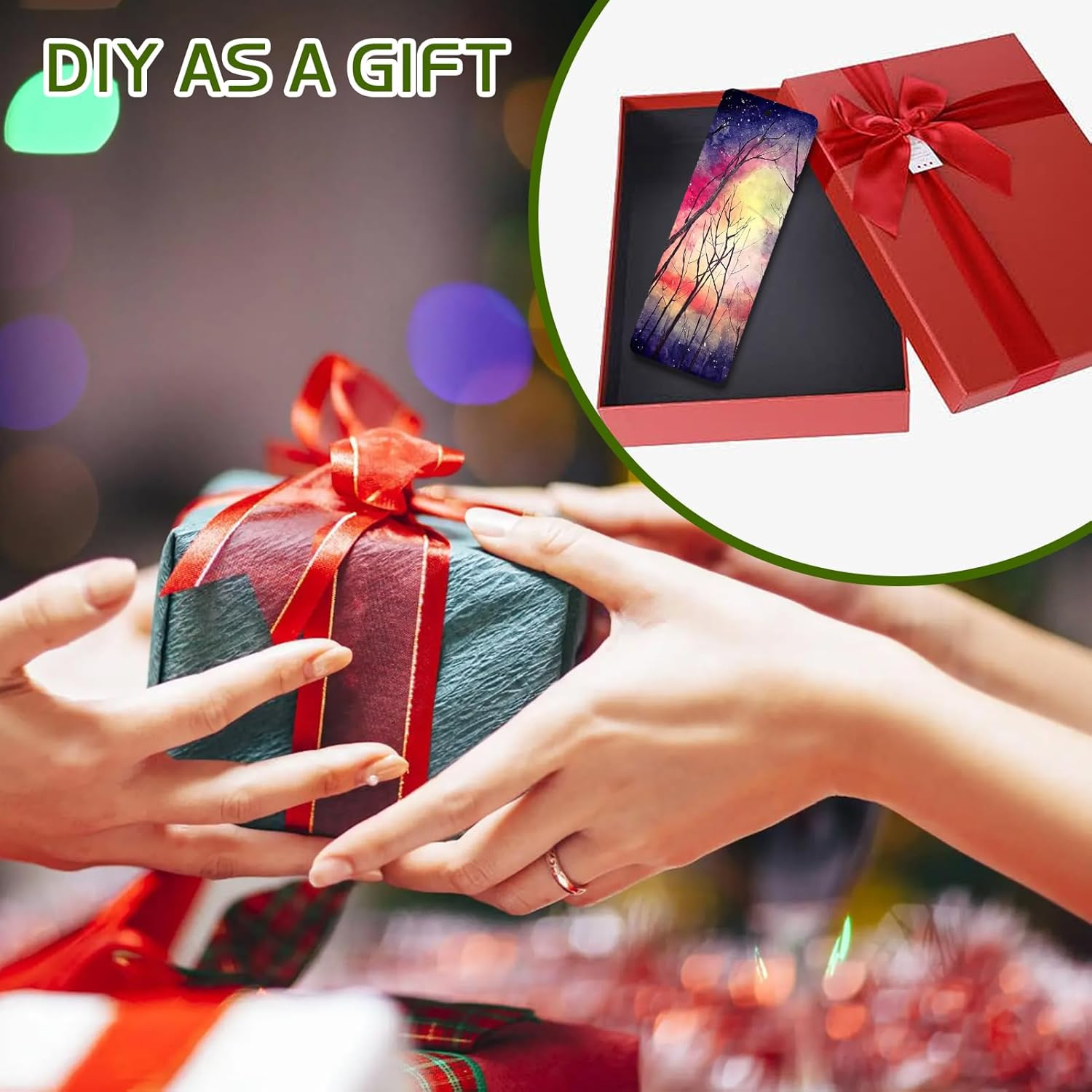 50 Sheets of Watercolour Paper 300 G, Bookmark Blank, Bookmark Paper, Natural White Watercolour Paper, Cold Pressed and Acid Free, for Painting and Crafts of Postcards, Notepads image number 4