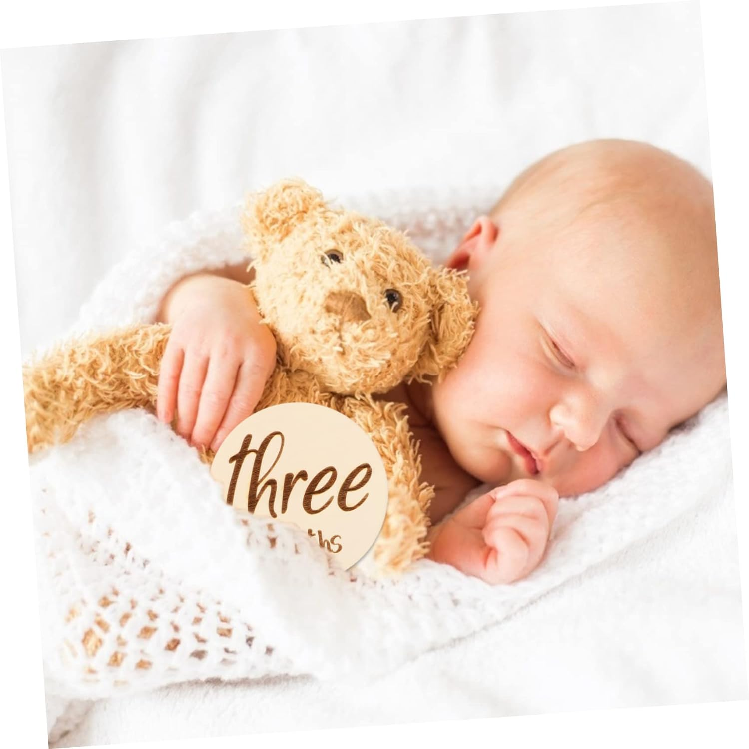 6Pcs Double Sided Monthly Milestone Cards Growth Photo Props Safe Reusable Odorless Keepsake for Boys