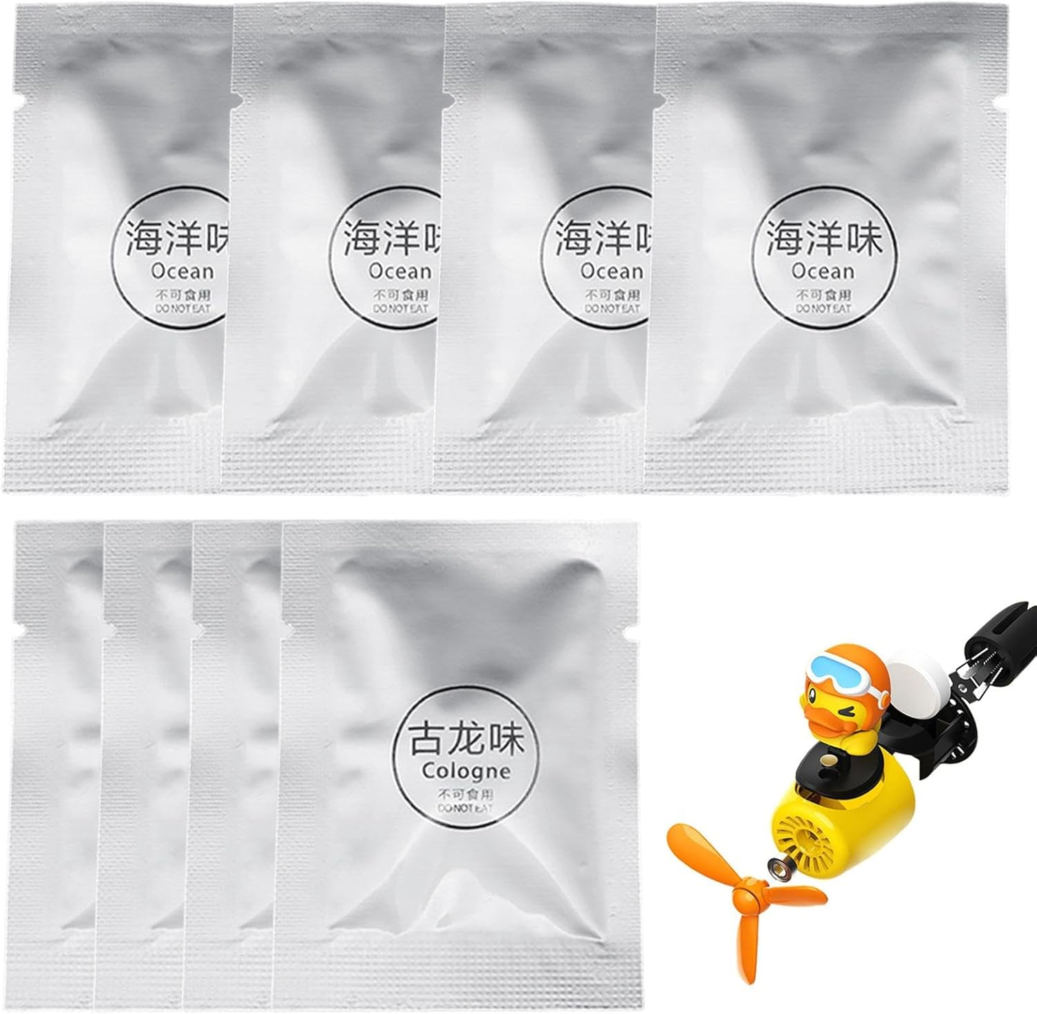 Car Air Freshener Tablets - Vent Clip Car Fragrance Refill,8X Automotive Air Fresheners, Fragrance Tablets Aromatherapy Tablets, Car Interior Accessories