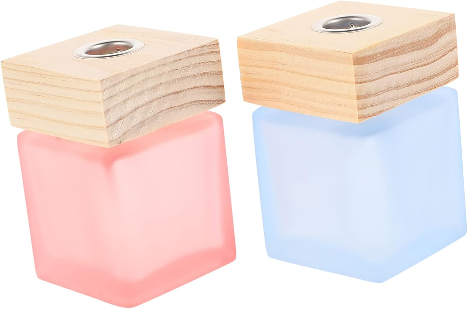 Amosfun 2Pcs Aromatherapy Bottle Delicate Design Glass Empty Bottle for Essential Oils and Perfumes for Home Aromatherapy