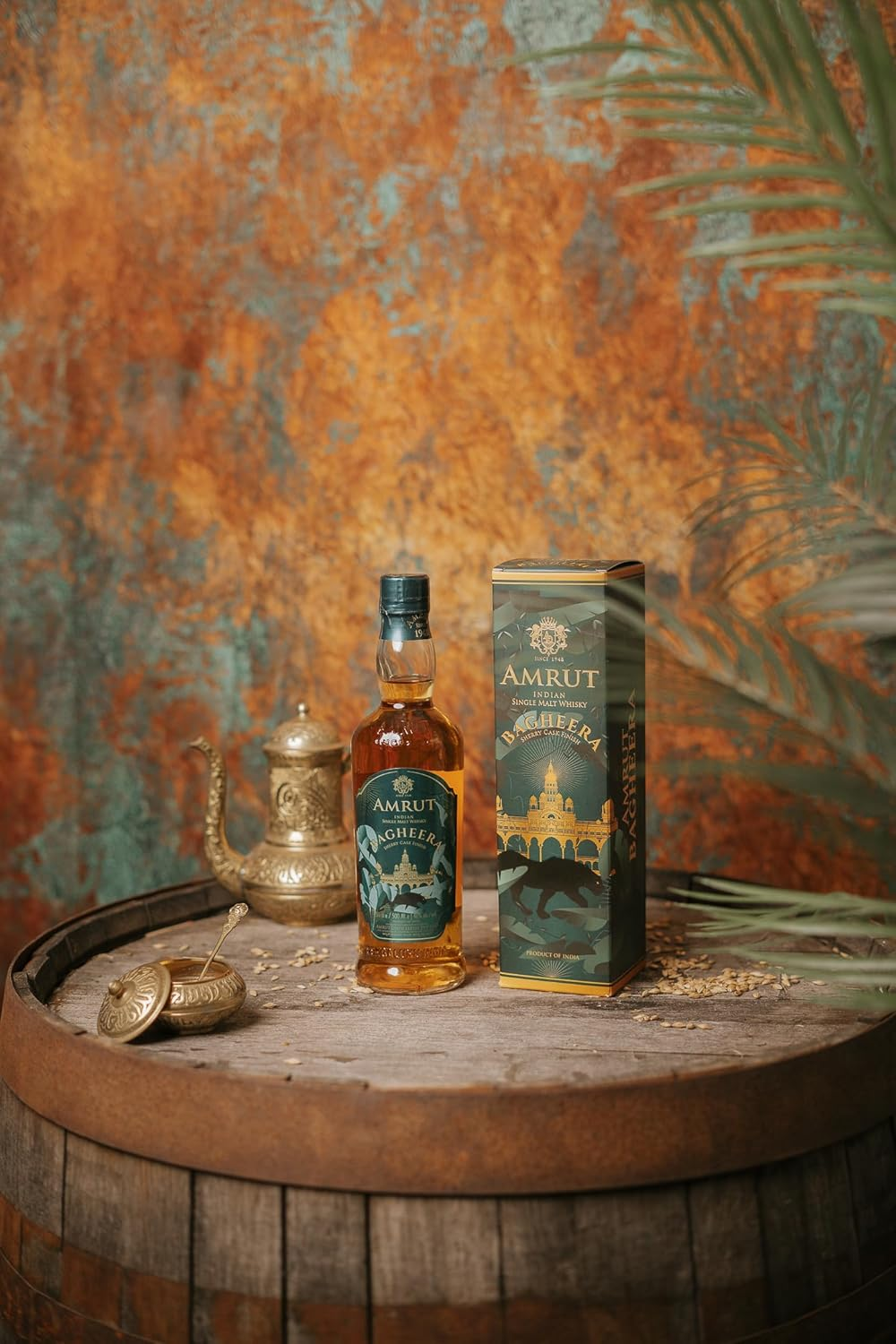 Amrut Bagheera Sherry Cask Finish Single Malt Indian Whisky 500Ml image number 1