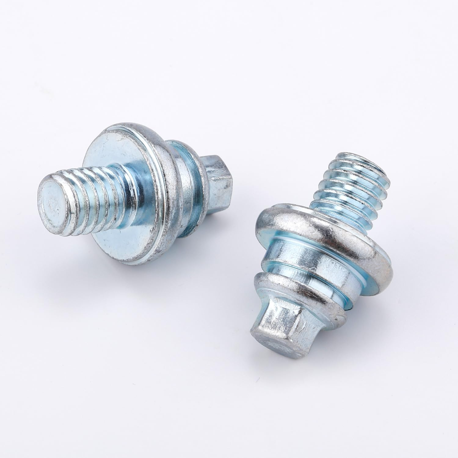 2Pcs Side Battery Terminal Bolts, 3/8" Side Post Battery Bolts Adapter Universal Fit Battery Terminal Nuts Replacement Battery Bolts