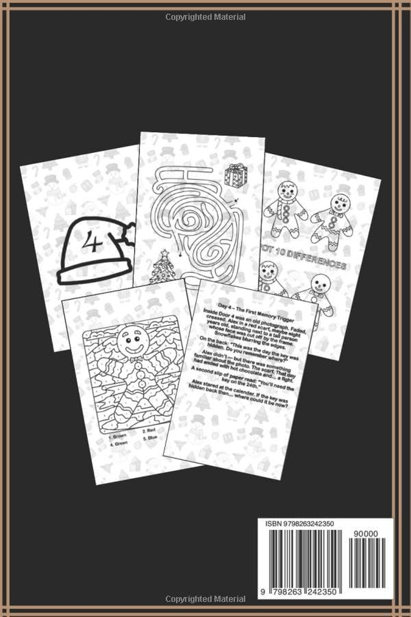 Advent Calendar 2025: Escape Room: Stocking Stuffers Game Book for Kids to Fun with Adults and Teens image number 1