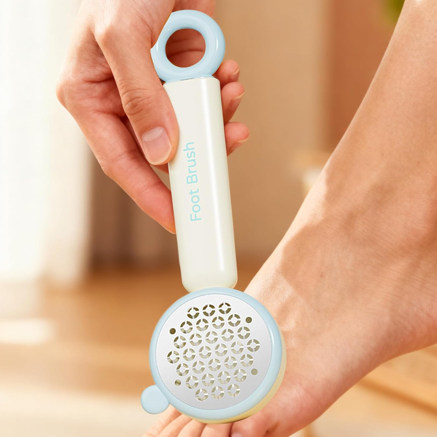 Rronnoy Foot File | Double-Sided Portable Effortless Callus Remover,Rasp Grater Foot Care Scraper | for Men Adults Lovers Family Friends - Blue image number 5