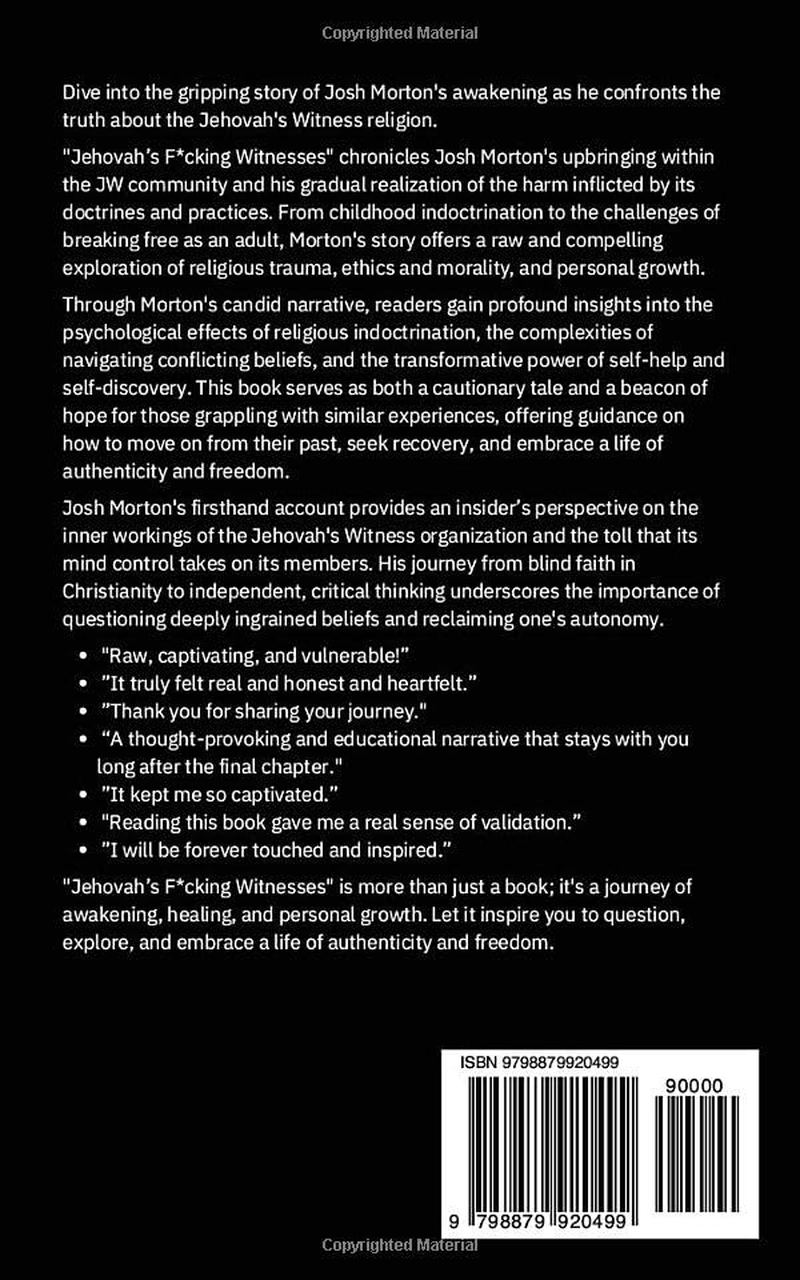 Jehovah'S F*Cking Witnesses: a Book for Adults about Religious Trauma, Mental Health, and How to Move On image number 1