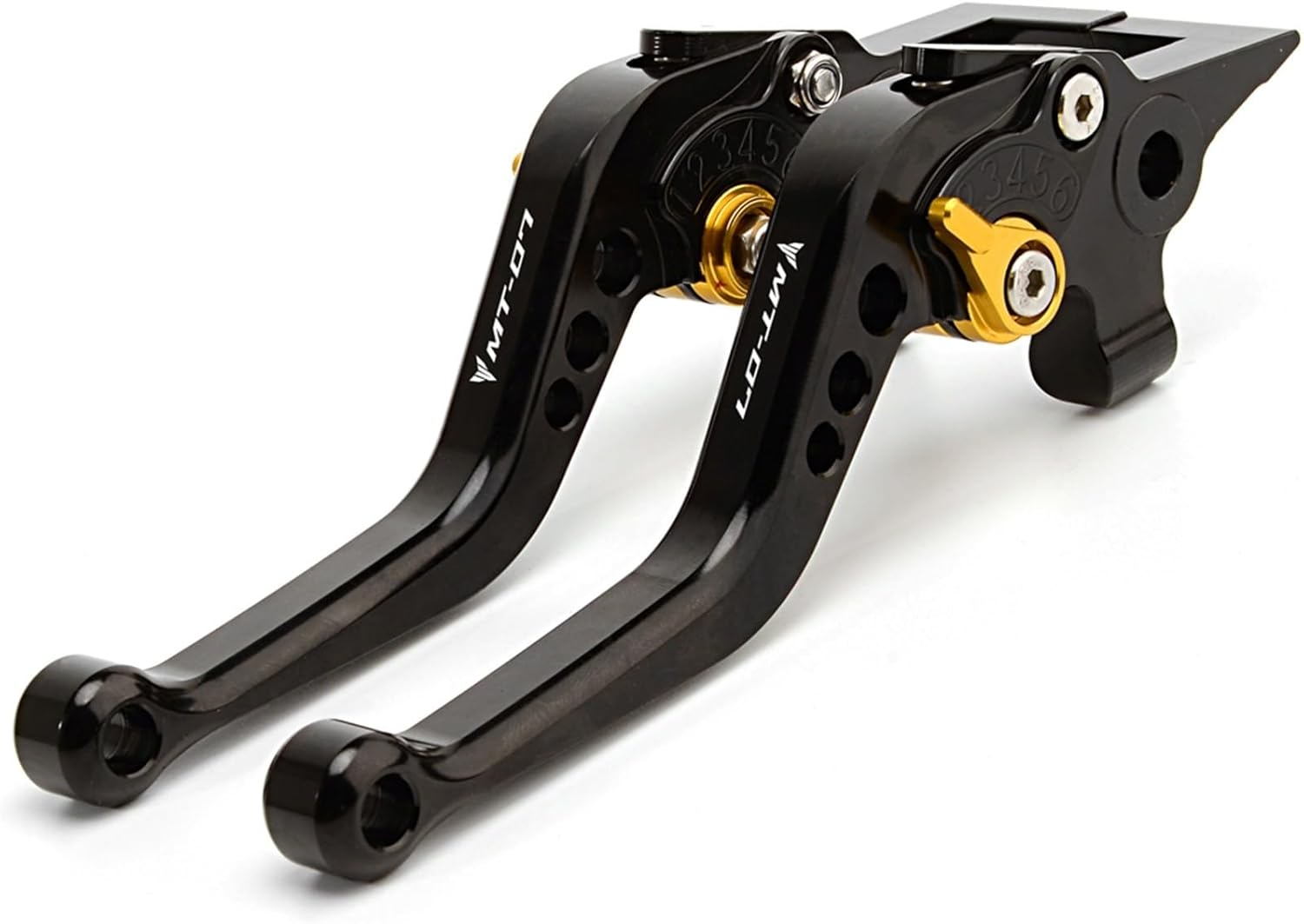 Motorcycle Accessories Brake Clutch Levers for Yamaha MT07 MT 07 FZ07 2014 2015 2016 2017 2018 2019 2020 2021 2022 2023 (Color : Black Blue)