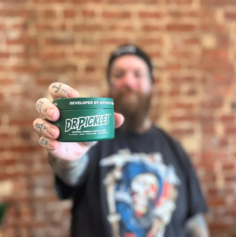 Dr Pickles Original Formula Tattoo Glide, Anti-Imflammatory, Skin Nourishing, Smooth Gliding - 5.3 Oz / 150G