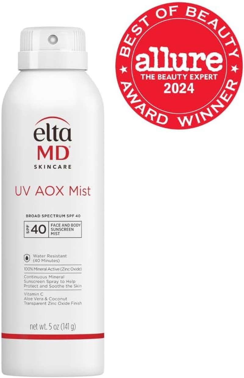 UV AOX Mist SPF 40 by Eltamd for Unisex - 5 Oz Mist
