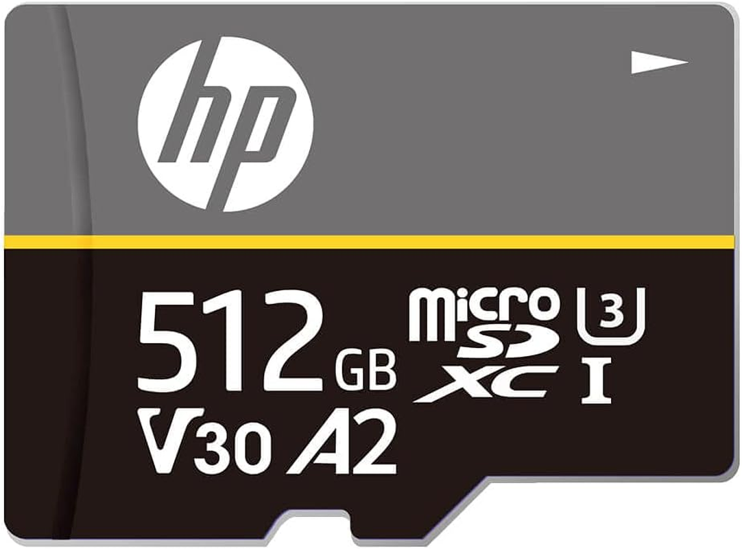 HP MX330 Class 10 U3 A2 512 GB Microsd Flash Memory Card