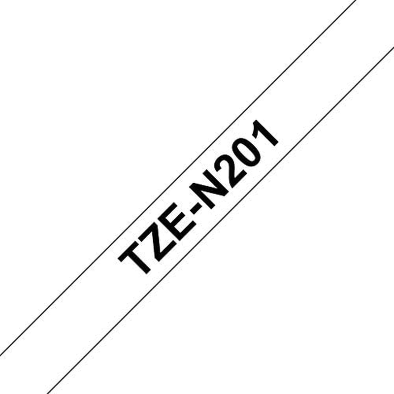Brother Tze-N201 Genuine Non-Laminated Labelling Tape, 3.5Mm Width image number 6