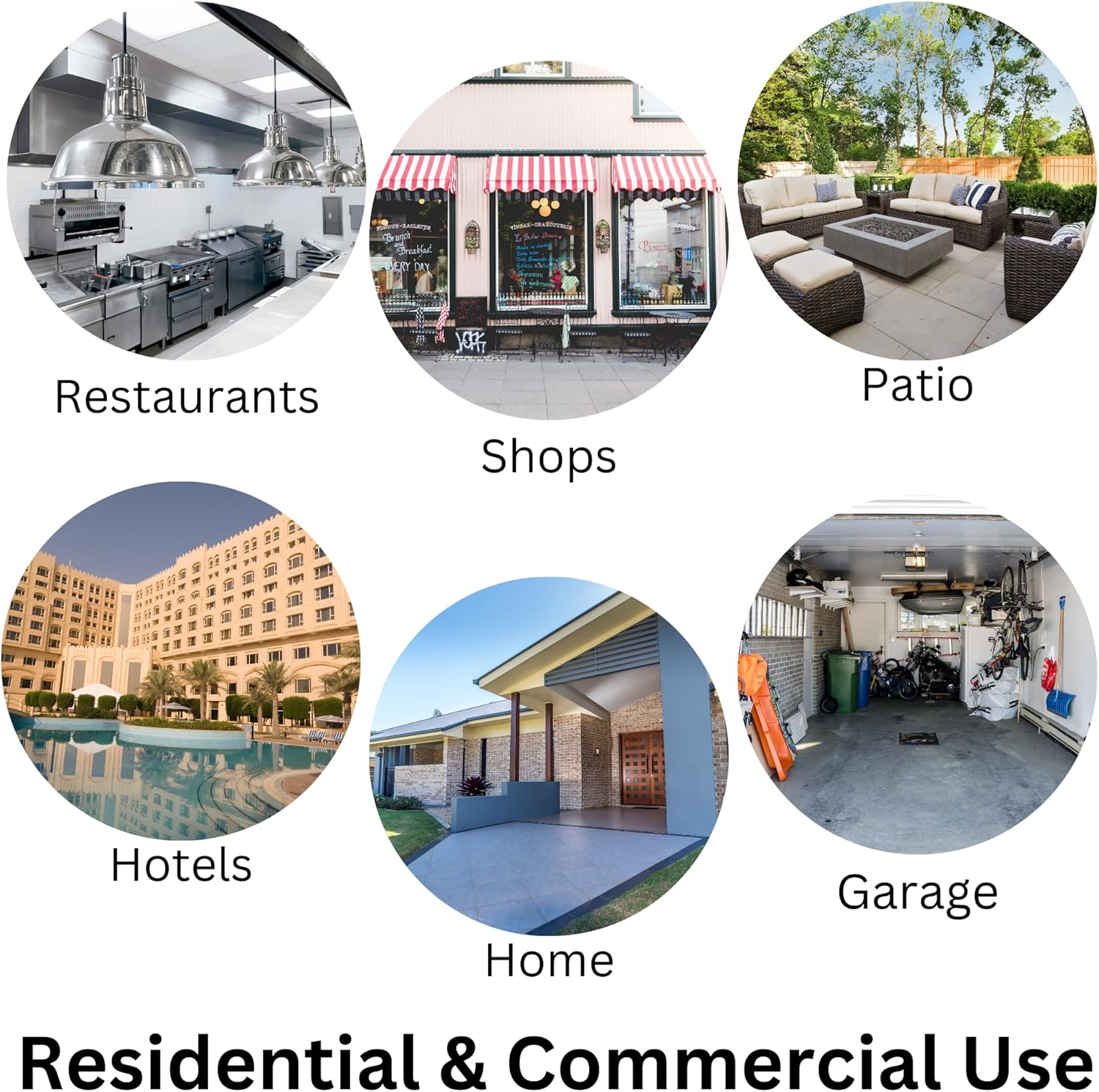 Rubber Doormat Nonslip Drainage Floor Mat Restaurant Catering Commercial Use Door Mat (80X120 CM) image number 3