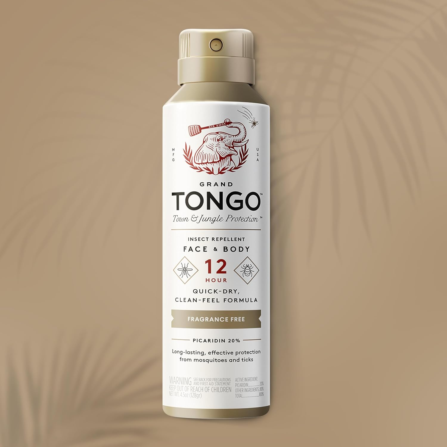Grand Tongo Deet-Free Insect Repellent, the 12 Hour Protection, DEET Alternative &ndash; Fragrance Free image number 1
