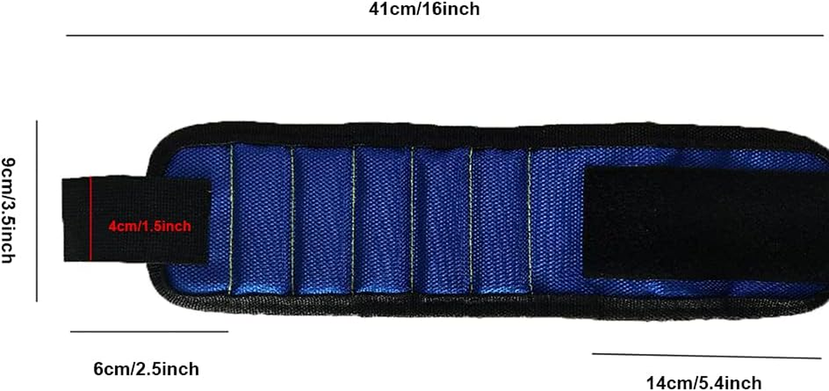 Magnetic Wrist Support Band, Adjustable Strap Band Powerful Magnets Hand Tools Wristband Brace Belt for Holding Tools Gift for Men image number 1