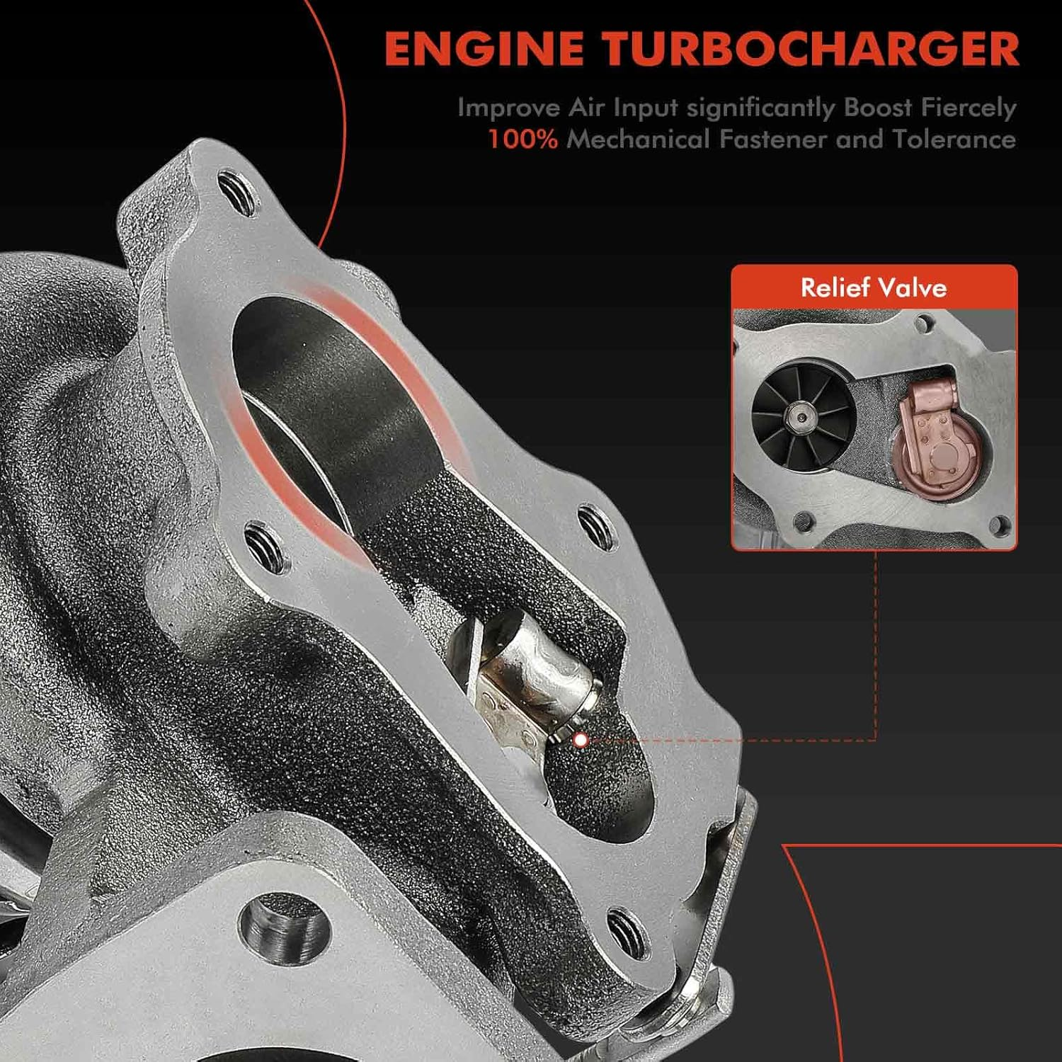 A-Premium Turbocharger Replacement for Toyota Hilux 2005-2015 Hiace Land Cruiser, 2.5L, Toyota, CT10 image number 5