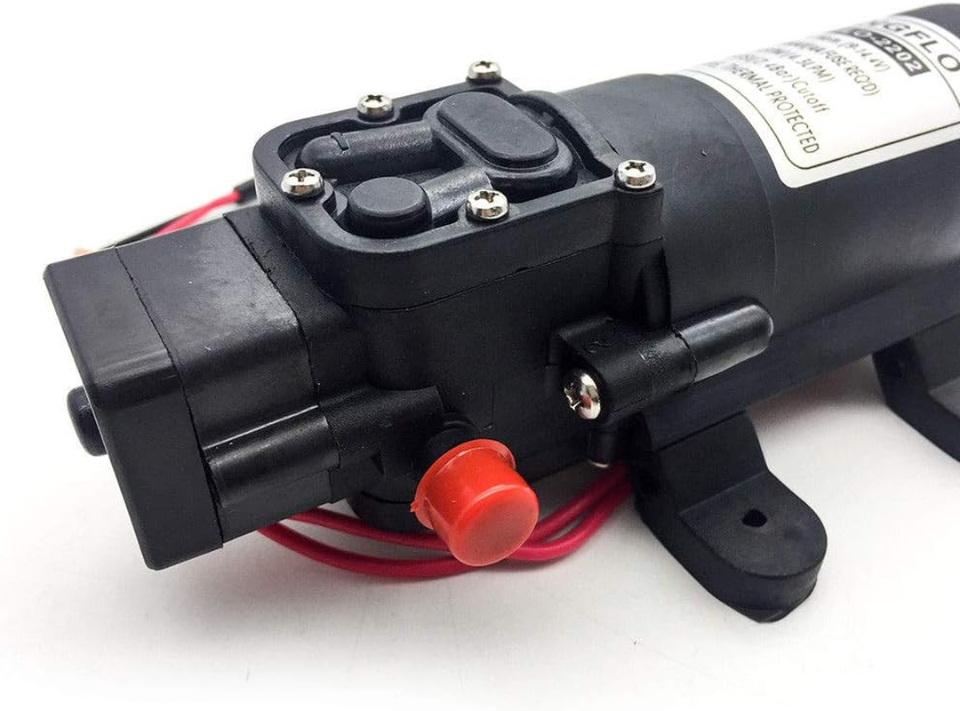 12V 4.3Lpm 42W Self Priming Water Pump High Pressure Caravan Camping Boat Marine Home Garden image number 1