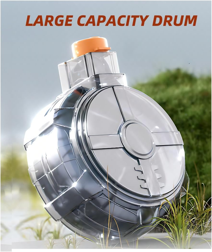 2025 Upgraded Electric Water Gun, Long Range Automatic Water Blaster with LED & Fast Charging, Durable Outdoor Super Soaker for Kids Adults (Electirc Water Gun-M416) image number 4