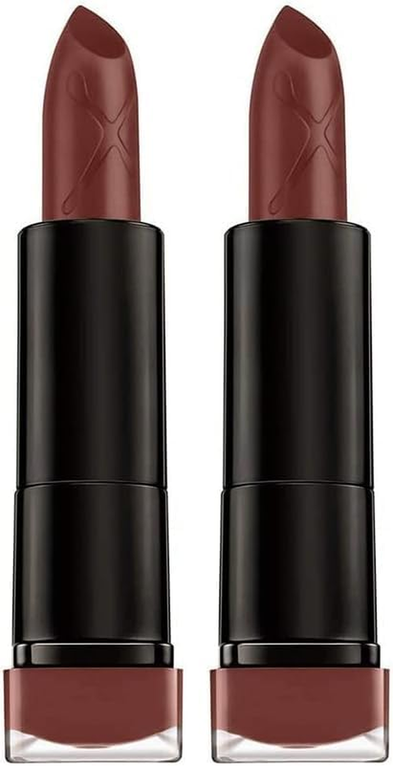 Max Factor Colour Elixir Velvet Matte Lipstick #060 Mauve 4G (Pack of 2)