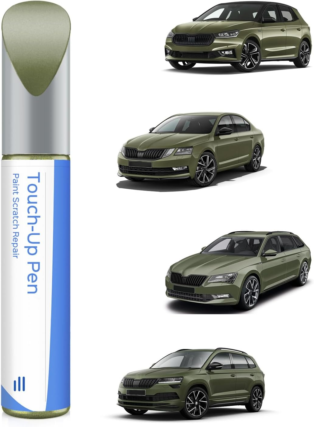 4K4K/ F8H Capuccino Beige Metallic Paint Pen Compatible with Skoda Exact Match for Chips and Scratches image number 6