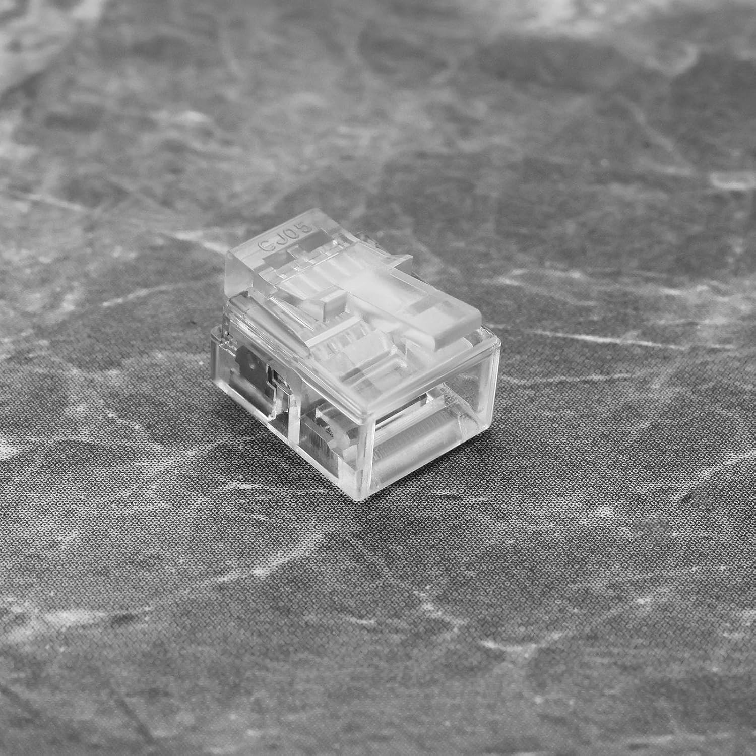 50Pcs Telephone Line RJ12 Crystal Plug Transparent RJ12 Telephone Connectors ADSL VDSL Telephone Cable Crimp End Connector Male Plugs