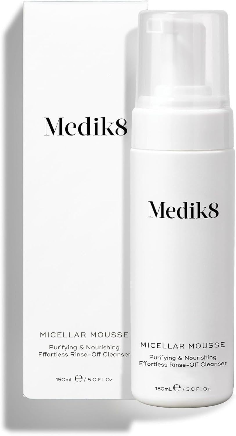 Medik8 Micellar Mousse - Purifying & Nourishing Effortless Rinse-Off Cleanser - Removes Impurities, Makeup & Sunscreen - 150Ml image number 1