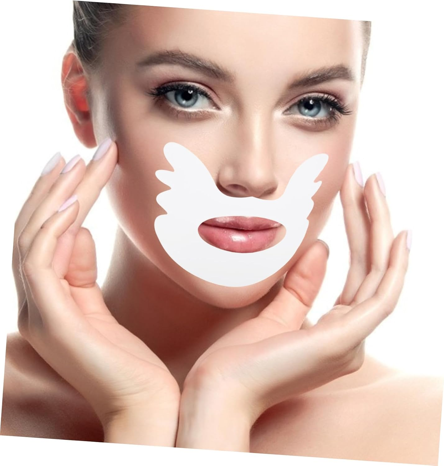 FRCOLOR Roll Forehead Korean Mouth Schminkles Tape Patch Skincare Wrinkle Mask Nose Lip Face Strip Face Masks Set Sticker Collagen Lead Sheet Nasolabial Folds Stickers Moisturize Nasolabial Facial Surround Lip Firming Patches Smooth Treatment Pad Moisturizing Area Lift Line Fold Remover Nourish Therapy Firm Smoothing Forehead Stick Skin image number 3