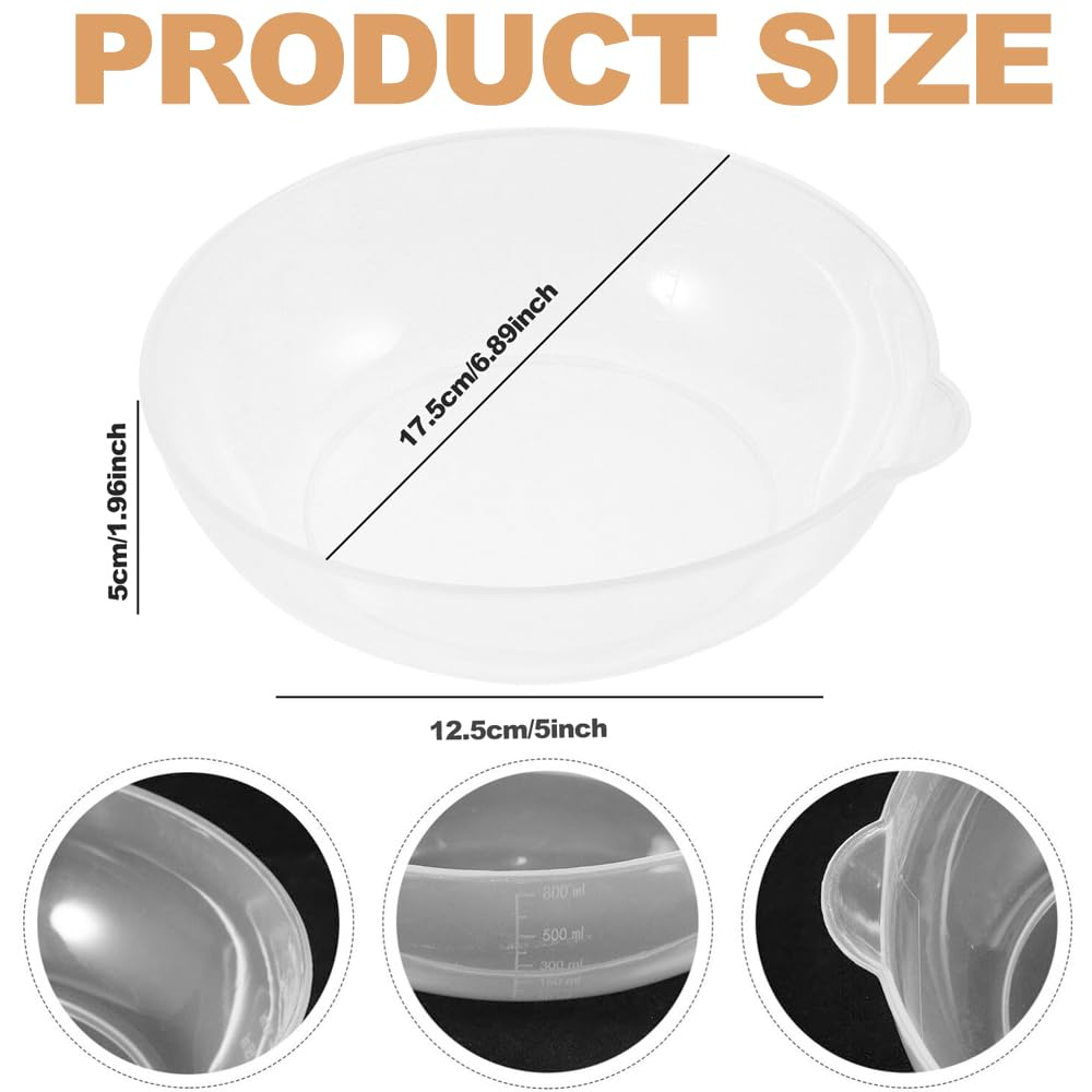 BEANPRECOY Electronic Kitchen Scale Tray Transparent Food Tray Food Scale Bowl Mini Food Scale Pan Digital Gram Scale Weighing Pan Powder Weight Weigh Boats Plastic Kitchen Scale Pan Kitchen Supplies image number 6