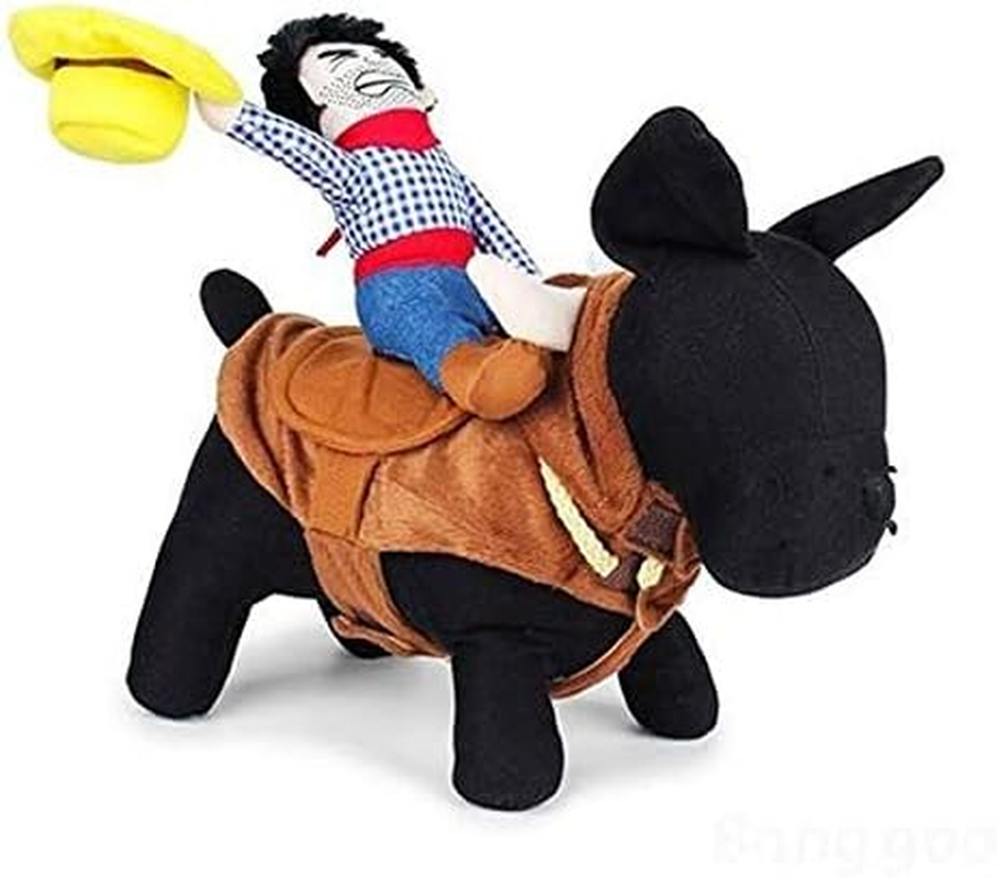 Dog Costume Pet Set Denim Rider Style (Style1, M) image number 1