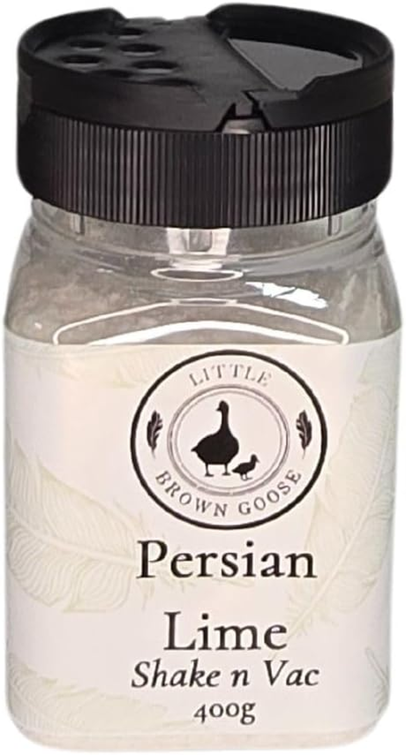 Little Brown Goose Persian Lime Shake N Vac. 400G Carpet Freshener with Shaker Top. Remove Odours & Leave House Rugs and Carpets Smelling Fresh with This Super Shake N Vac Deodoriser
