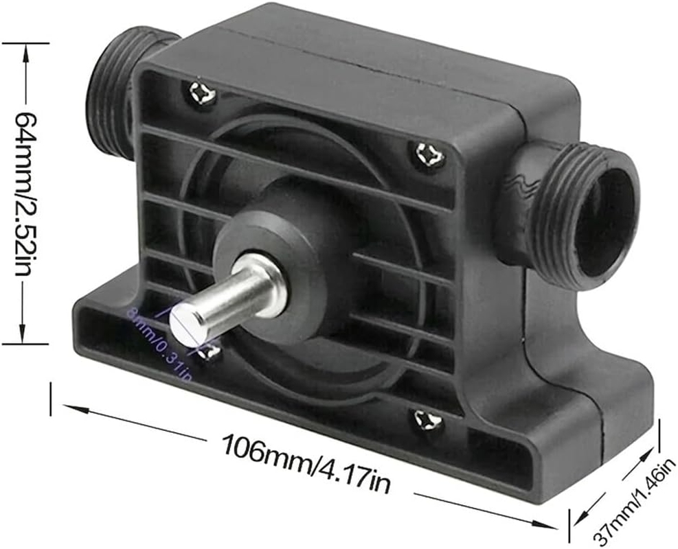 Mini Portable Electric Drill Pump: Self-Priming Hand Liquid Transfer Pumps for Diesels Oil Fluid Water Quick Speed image number 4