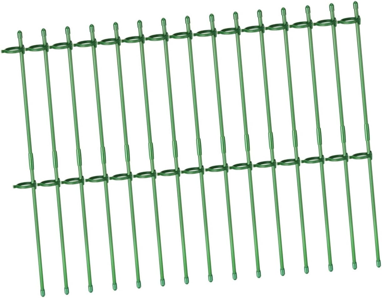 Toddmomy Plant Support Stakes for Garden Outdoor Use Single Stem Floral Flower Support Stake Connectors image number 4