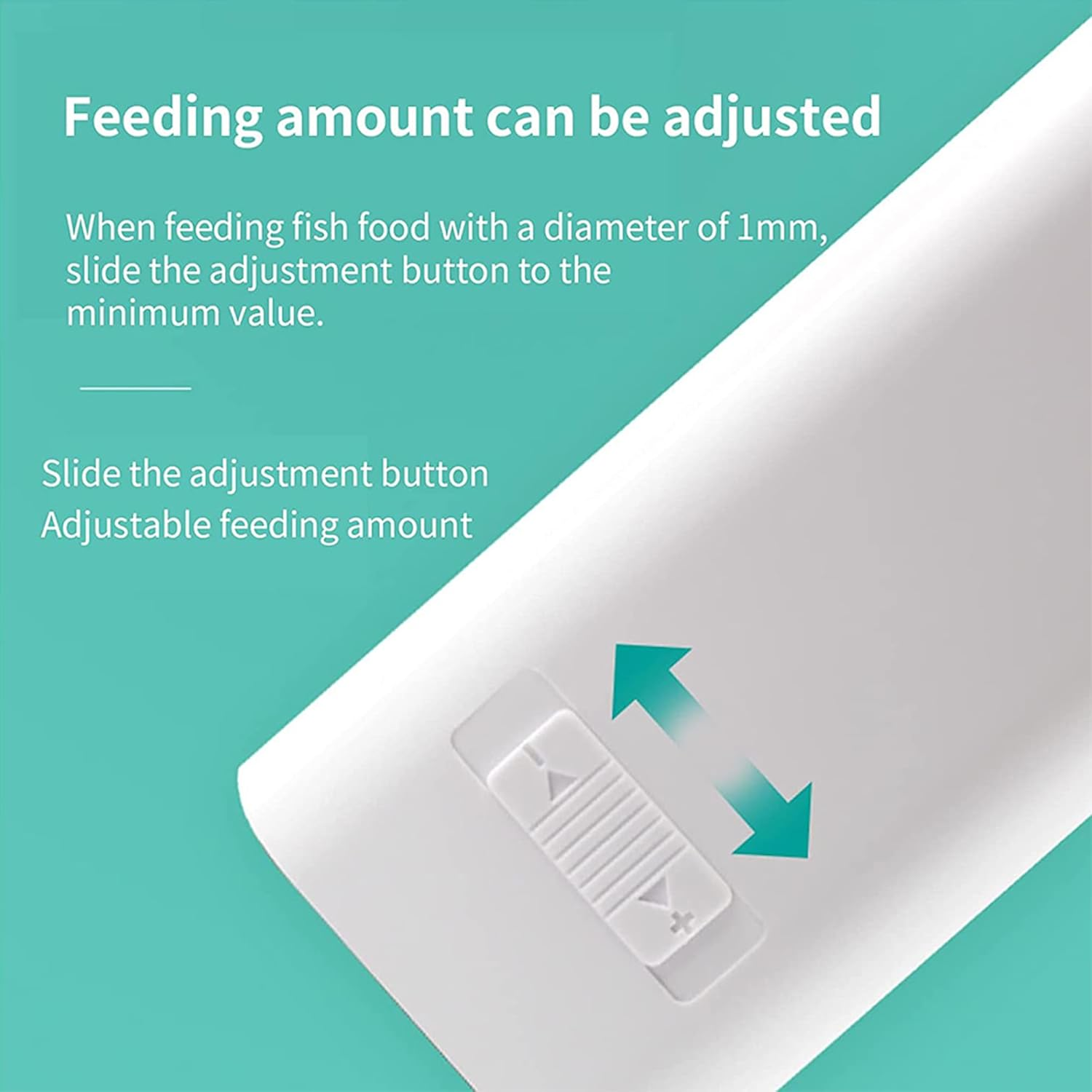 Generic 00ML Automatic Fish Feeder, 400Ml Capacity, 8/12/24H Timer, Moisture-Proof, Smart Fish Food Dispenser for Aquarium Fish Tank image number 3