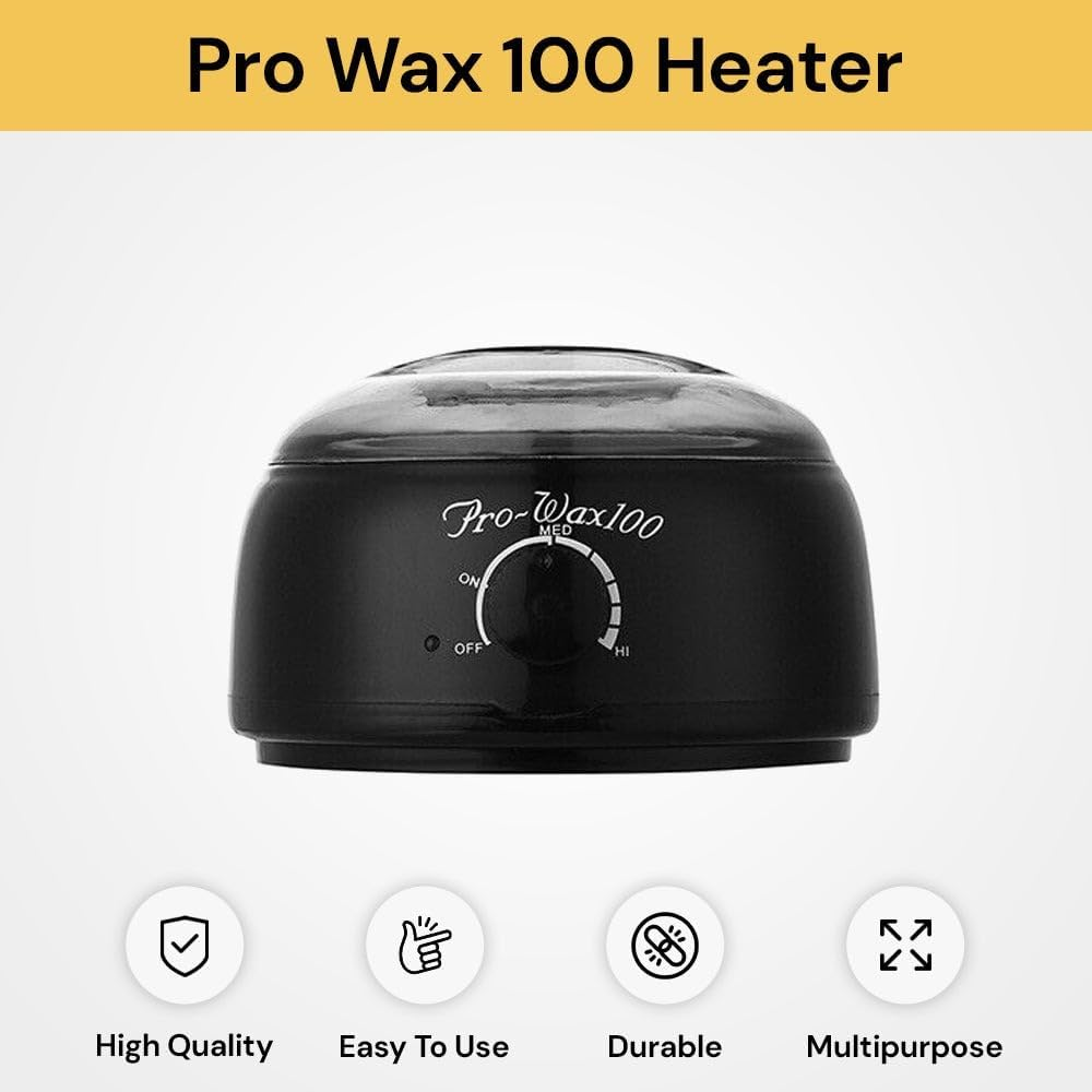EZONEDEAL Wax Warmer for Hair Removal, Wax Kit for Women and Men Full Body, Professional Electric Wax Heater for Hard, Soft, Paraffin, Warm, Cr&egrave;me and Strip Wax, with Adjustable Temperature