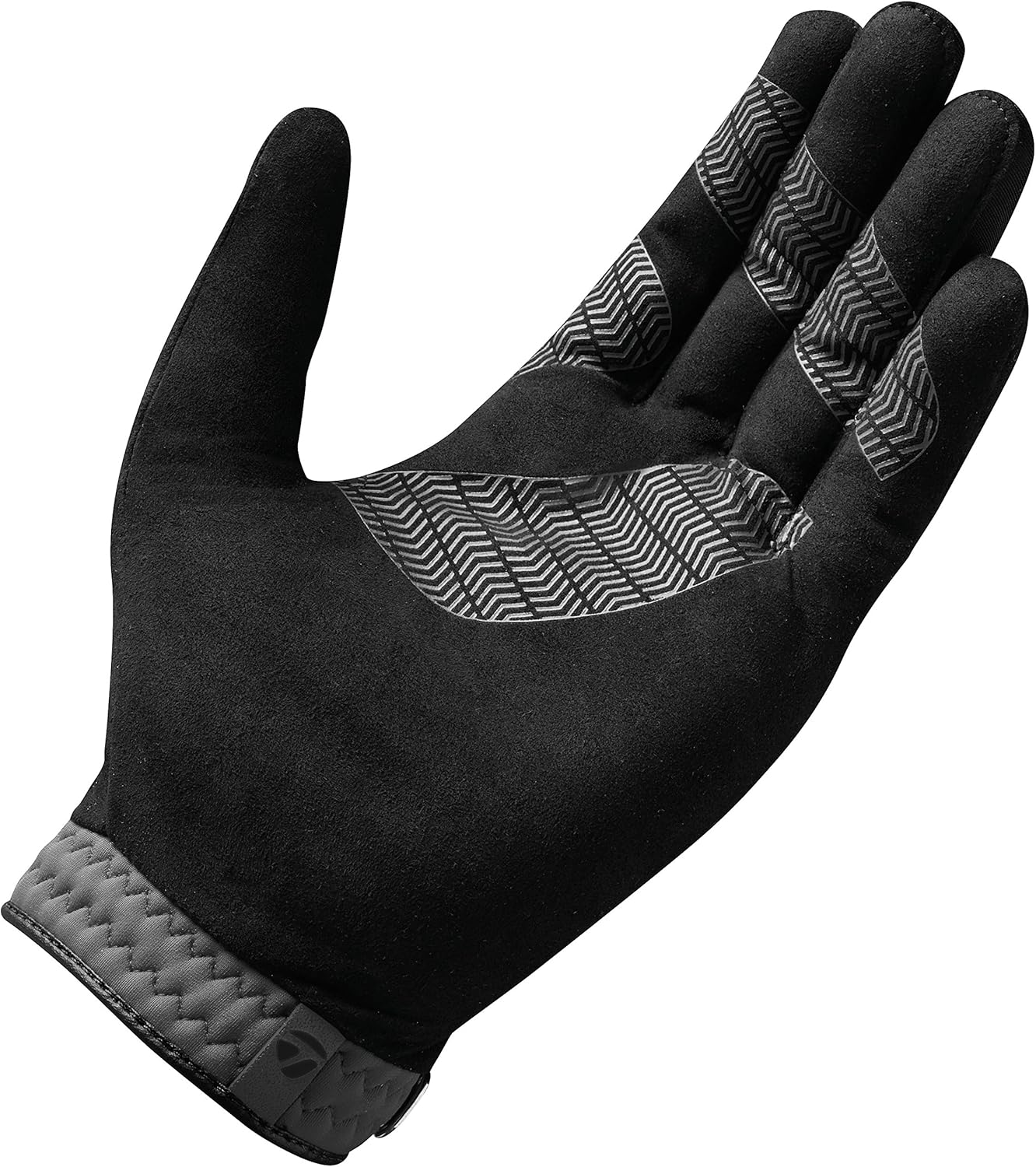 Taylormade Rain Control Cadet Glove (Black/Gray, Medium), Black/Gray(Medium, Pair) image number 1