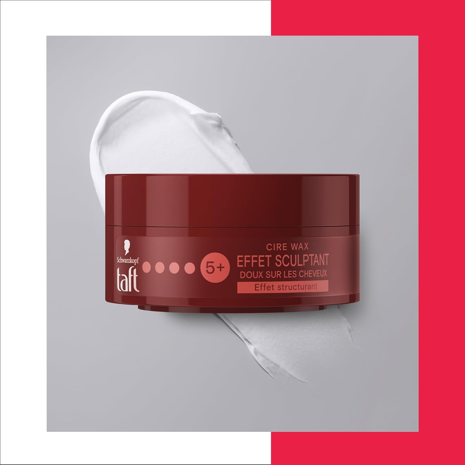 Schwarzkopf - Taffeta - Wax Wax - Hair Wax for Men - Shaping Effect - Strong Hold - Long Hold - 24 Hours Hold - Styling Hair - 75Ml Tin image number 2