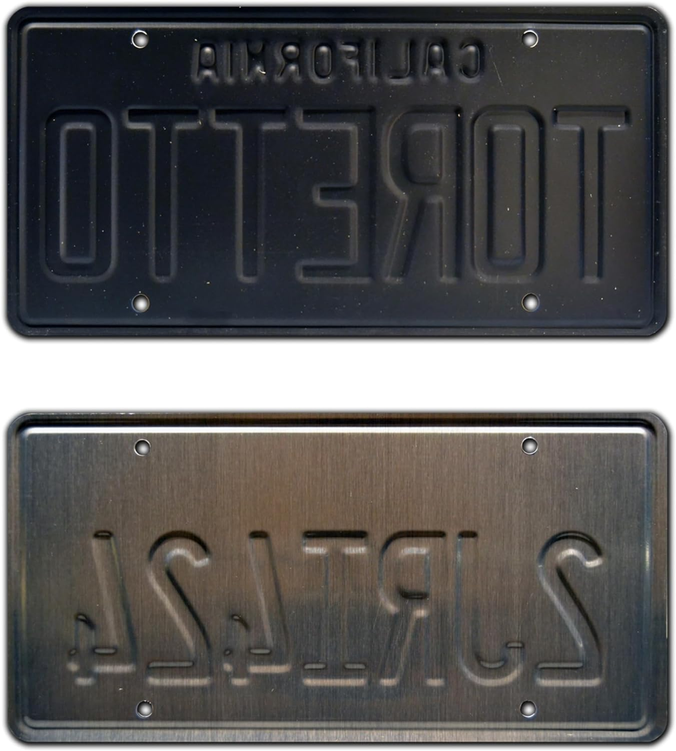 Fast and Furious | Toretto + 2JRI424 | Metal Stamped License Plates image number 4