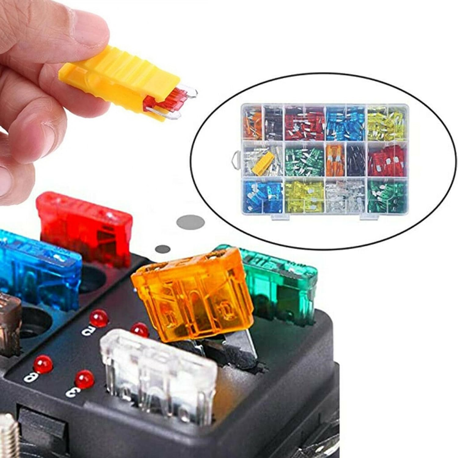 300Pcs Car Blade Fuse Assortment Assort Kit Blade Set Auto Truck