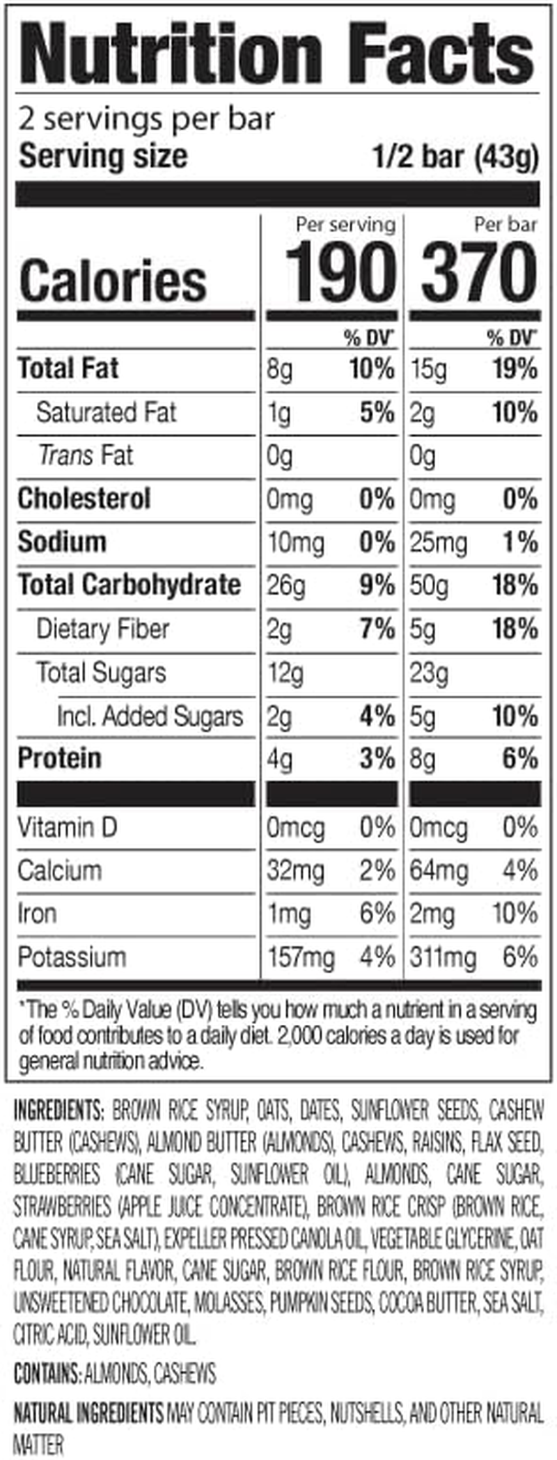 PROBAR - Meal Bar - Wholeberry Blast - 8G Protein, 5G Fiber, & Non-Gmo - Pack of 12 image number 6