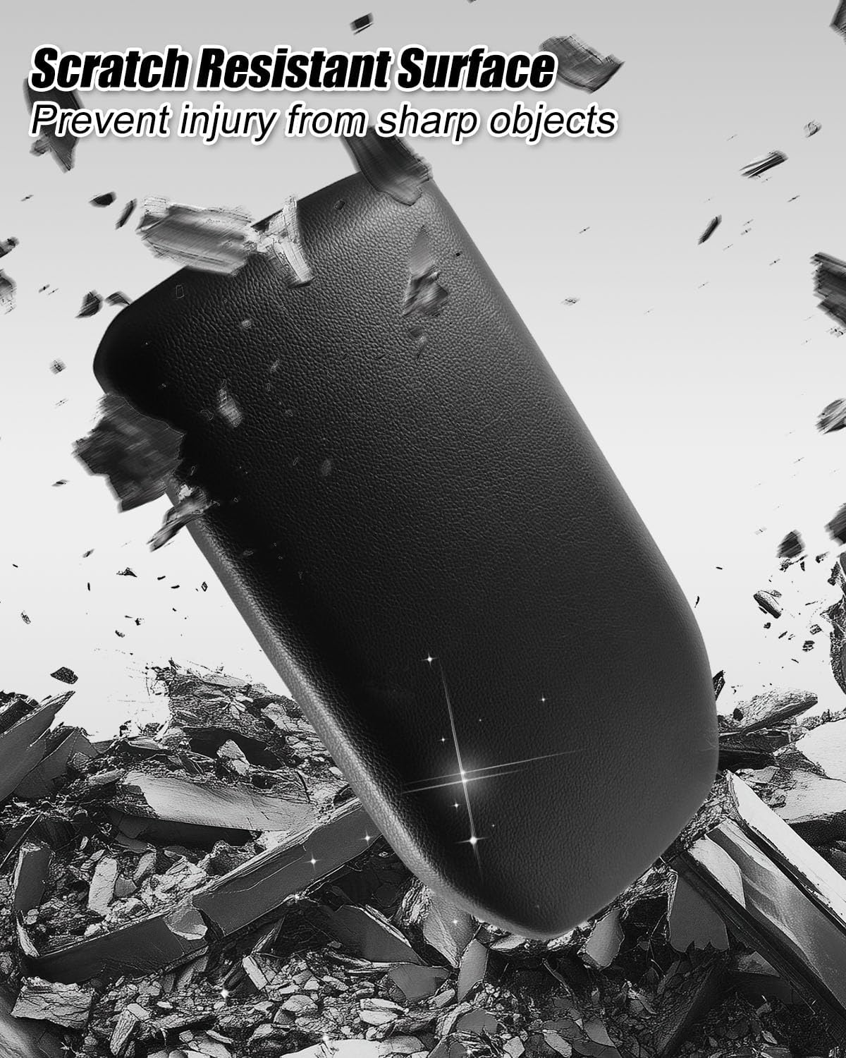 Center Console Lid Armrest Lid PVC Compatible with Toyota Rav4 2019-2023 Replace 58920-42010-C0 5892042010C0 image number 3