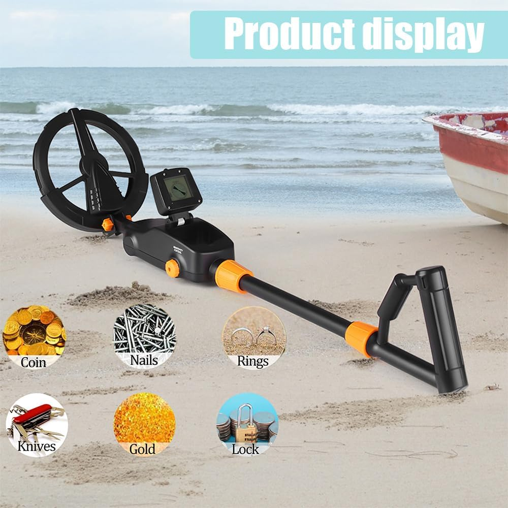 Children'S Metal Detector,Metal Detector with LCD Display,Treasure Finder,Underground Metal Detector,Multifunction Detector,For Beach,Exploration image number 2
