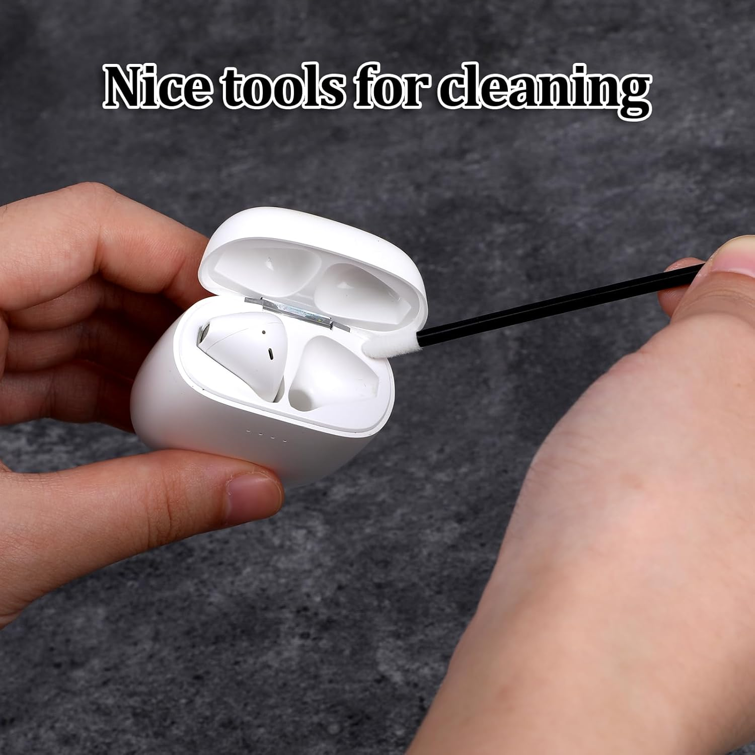 200 Pcs Black Foam Swab 3.6 Inch Cleaning Swabs Foam Tips Sponge Sticks for Printer Electronics Camera Optical Lens image number 3