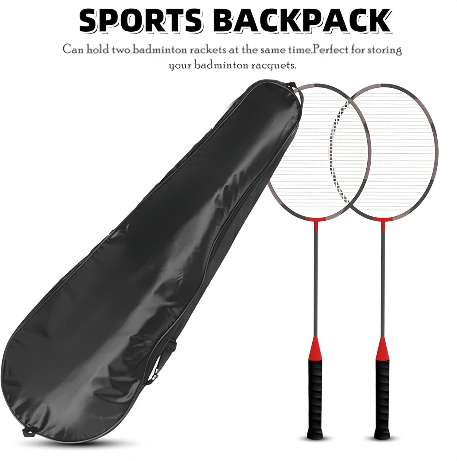 Jindizi Single Shoulder Badminton Racket Bag Portable Accessory Pouch for Outdoor Sports Lightweight Reusable Storage for Badminton Gear and Easy Carrying image number 1