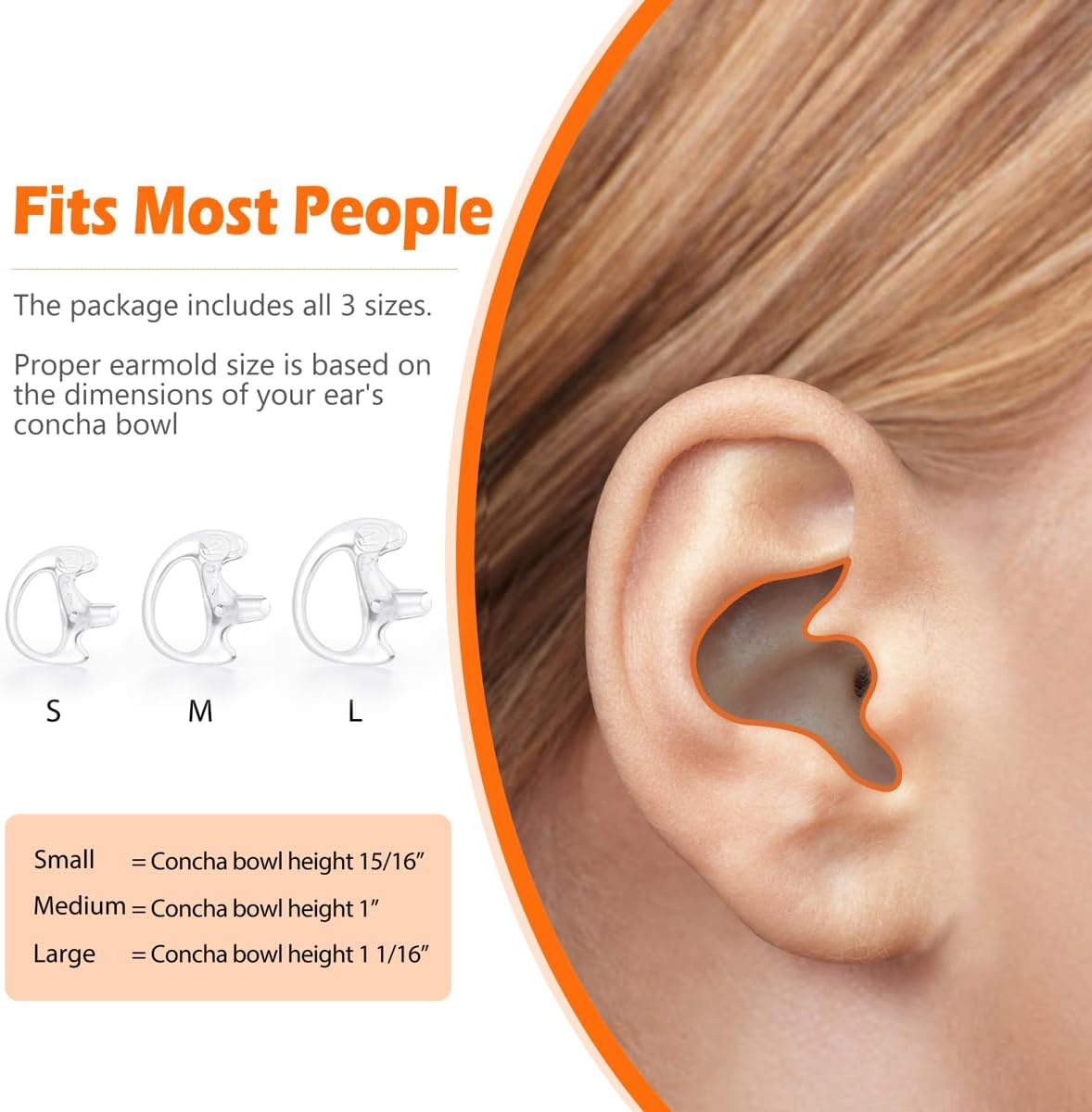 Zeadio 8 Pair Coil Tube Earbuds, Pro-Grade Two-Way Radio Earpiece Kit