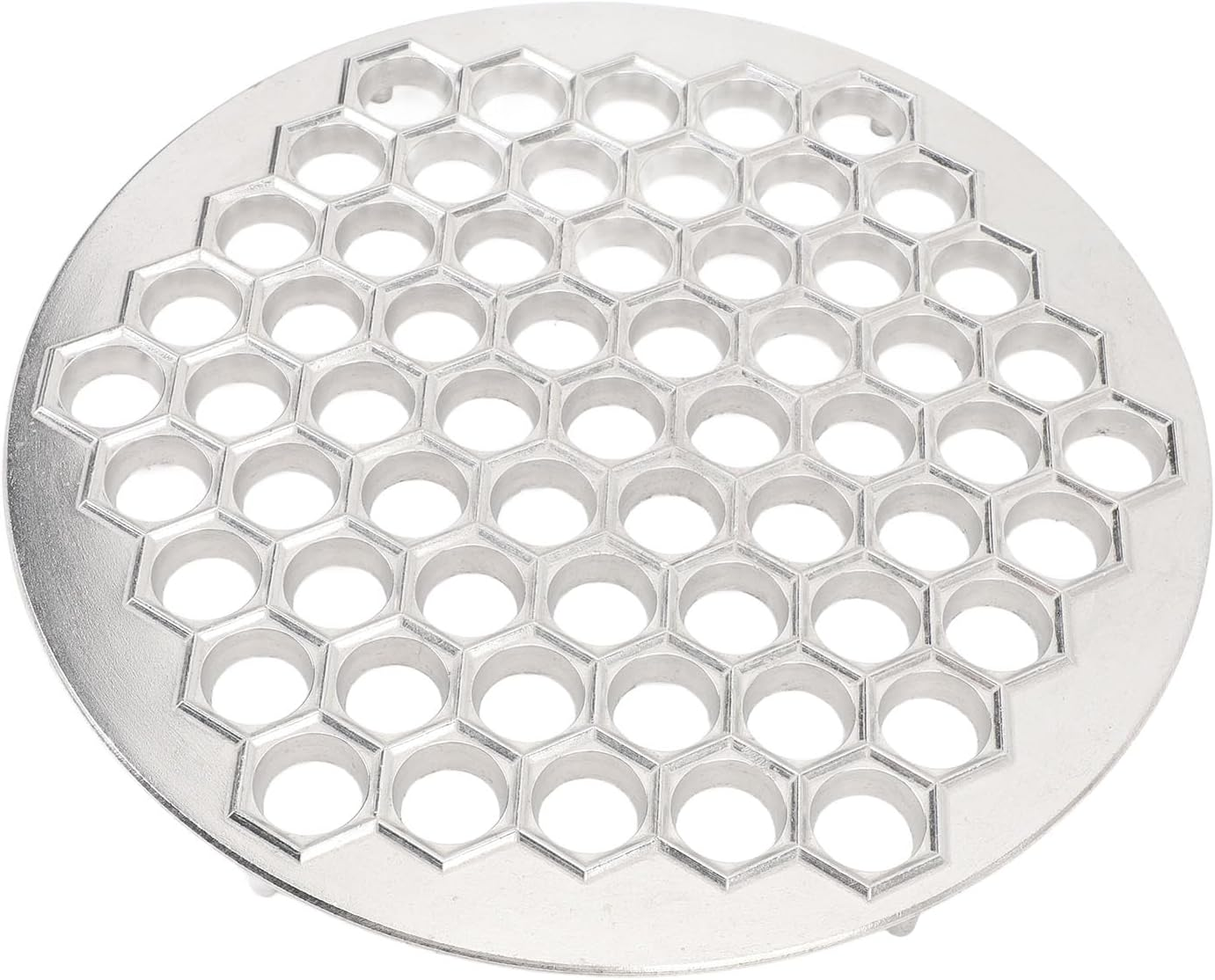 Russian Ravioli Maker, 61 Holes Aluminum Alloy Pelmeni Maker Practical Russian Dumpling Maker, Multifunctional Dumpling Maker Machine for Home Restaurant Kitchen Supplies image number 5