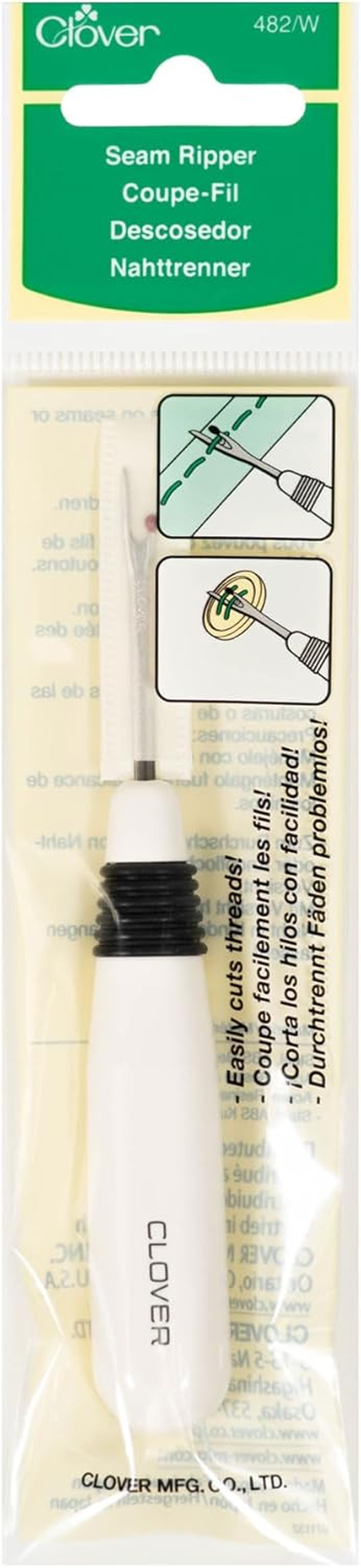 CLOVER Seam Ripper White 482/W image number 1